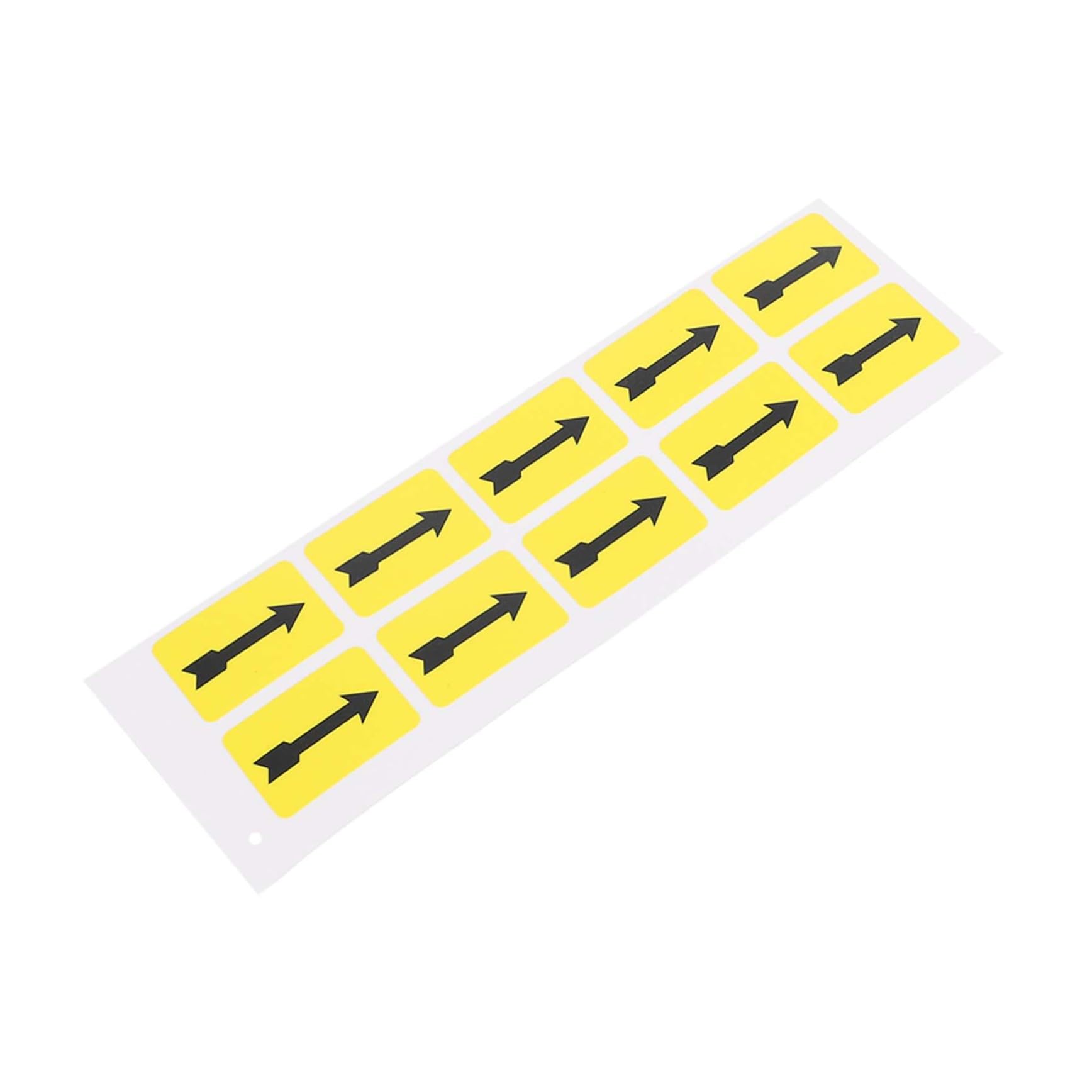 FUNOMOCYA 10Pcs Arrow Indicator Decal Equipment Stickers for Directional Guidance Easy to Use Arrow Prompt Labels for Warehouses Schools Gyms Offices and