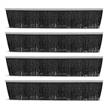 usvehj 46780 Lawn Sweeper Brush 21” for Agri-Fab 42” Tow Behind Lawn and Leaf Sweeper, for Model 45-02616-997, 45-0521, 45-0456, 45-0492 (4-Pack)