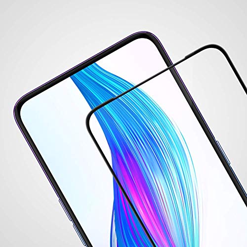 Image of JGD PRODUCTS (Black Tempered Glass Screen Protector for Vivo Z1 pro /Vivo V15 - Full Edge to Edge Coverage
