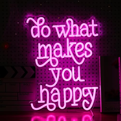 LIUOZHTEA Do What Makes You Happy Neon Sign USB powered