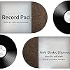 Cork & Rubber Turntable Platter Mat, Non Slip Anti Static Cork 12in Record Mat Pad for Records, Shockproof and, Improve Sound Quality