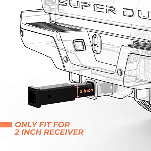 JoyTutus Hitch Extender 12’’ Length for 2" Receivers, Hitch Extension