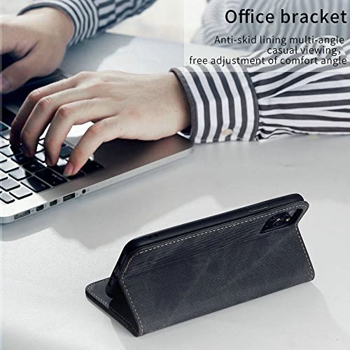 Étui Cuir Solide iPhone 14 13 12 11 Pro Max Housse Portefeuille Anti-Rayures - 2
