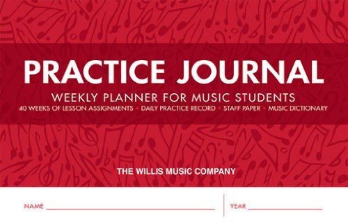 Practice Journal Weekly Planner for Music Students | Lesson Assignment and Daily Practice Tracking Book with Staff Paper and Music Dictionary | Essential Practice Organizer for Students and Teachers image 2