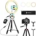 Produktbild Ringleuchte 12 Zoll/30.5 Zentimeter, TaoTronics Selfie Ringlicht mit 3 Farbmodi, Einstellbare Helligkeit, Ausziehbares Stativ, 2 Handy Halter, Bluetooth Fernbedienung Auslöser für Makeup/TikTok/Vlogs