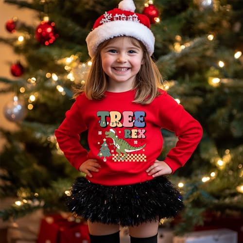 Toddler Boy Girl Christmas Sweatshirts Kid Ugly Xmas Shirt Cotton Long Sleeve Top 3-10 Years4