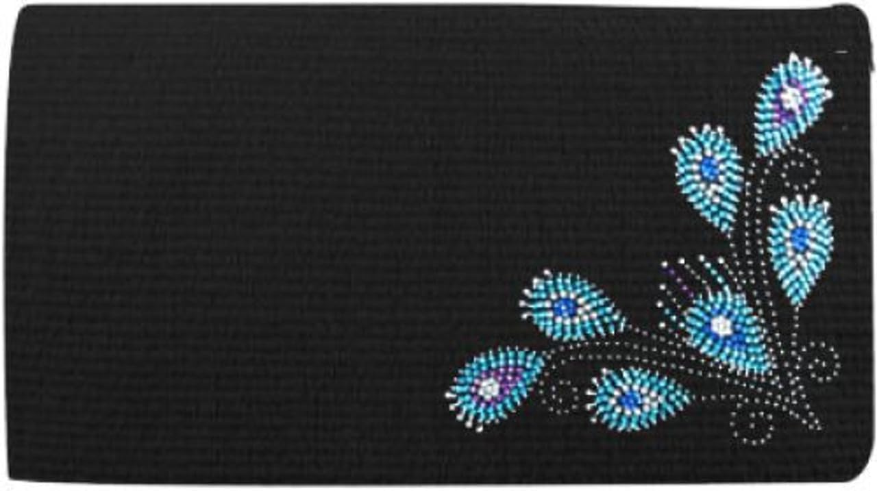 HUMAYL Saddlery Saddle Pad/Blanket for Horses Western Show Horse Saddle Blanket New Zealand Design Handmade Wool Saddle Blanket Top Wool Saddle Pad Regular Size : 34" L x 36" W x 1" inches PAD0220