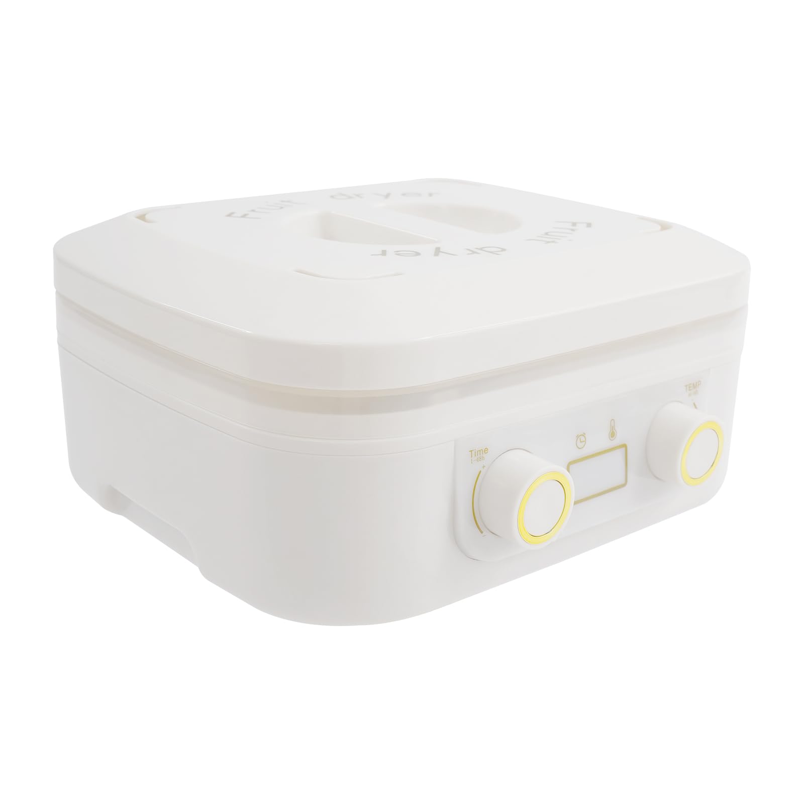 Secador de alimentos, deshidratador de frutas con 5 compartimentos, pantalla LED, deshidratador de alimentos, temperatura ajustable, temporizador de 48H, secado por circulación de 360°, para carne