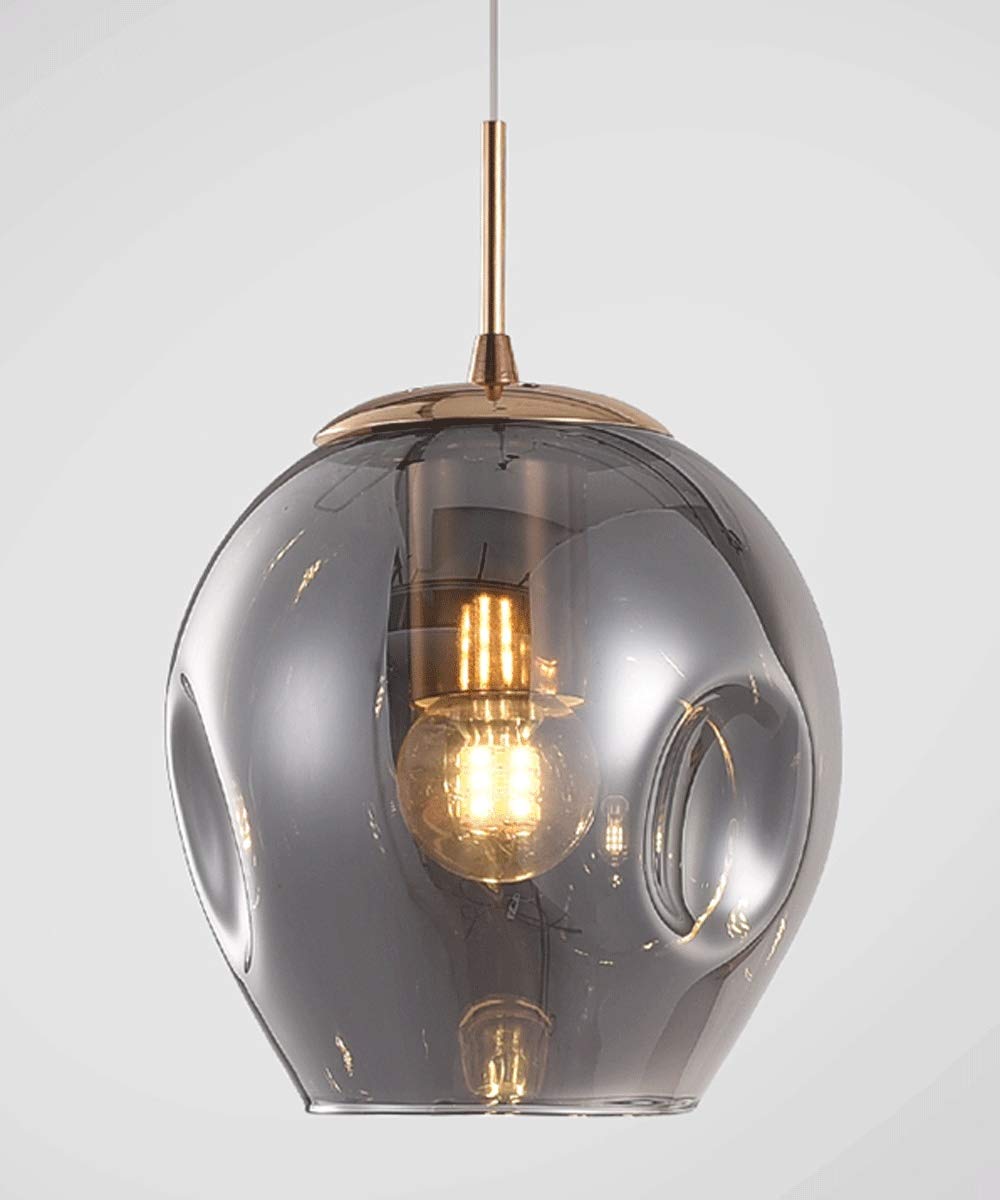 SXECAEPS Modern creative chandelier Modern Minimalist Corridor Porch Ceiling Lamp for Living Room Creative Bubble Balls Pendant Light Restaurant Nordic Art 15cm Glass Ball