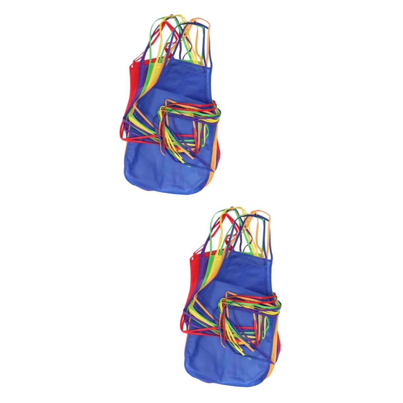 Anneome 2 Sets Malschürzen für Jungen und Mädchen Aus Vliesstoff Malschürzen für Kinder Leicht Zu Reinigendes Design 12 Stück