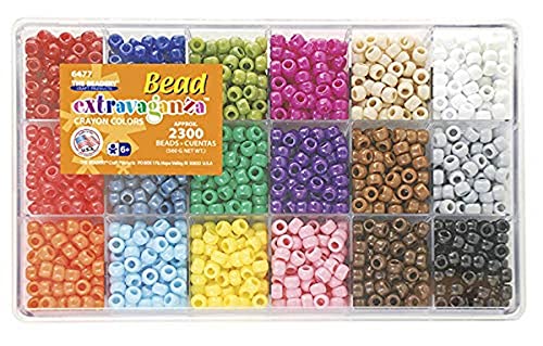 2300-Piece Beadery Giant Crayon Bead Box for Crafting and Jewelry Making