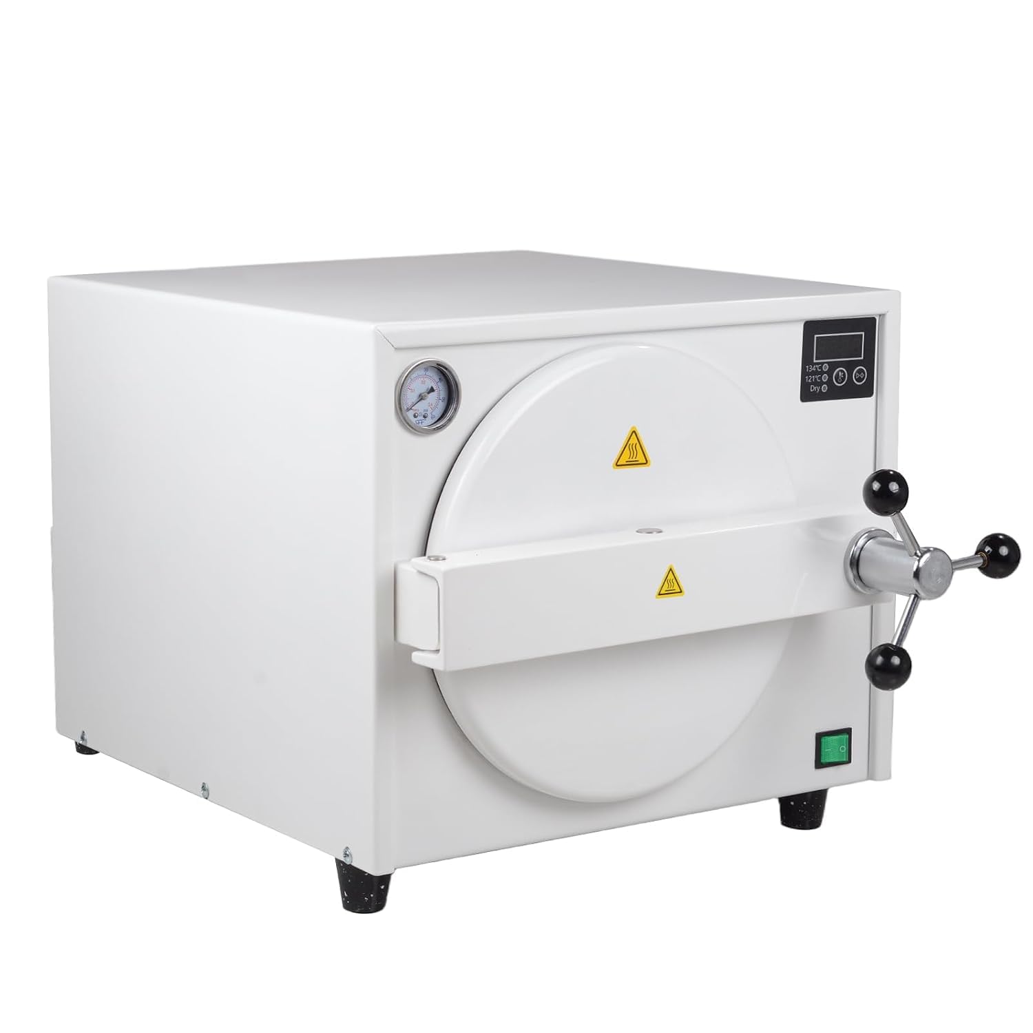 Sterilizzatore Autoclavetta a Vapore 18L con 3 Vassoi,Camera Acciaio Inox 304 per Studio Dentistico, Tattoo e Laboratorio -Macchina Sterilizzatrice Professionale ad Alta Pressione per Strumenti Medici