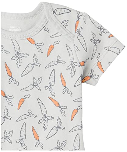 Amazon Essentials Unisex Babies' Lap-Shoulder Tee, Pack Of 6, Grey/Bunny, 24 Months #TOP4