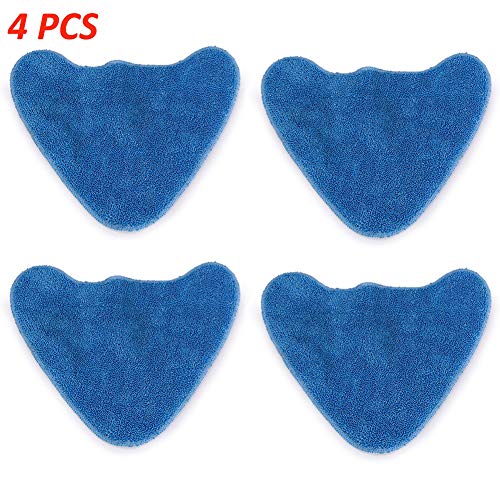 Lin XH 4pcs Vax S85 cm Limpiador de Vapor Mop Cabezales de Microfibra Reemplazo Lavable Mop Pads, Azul