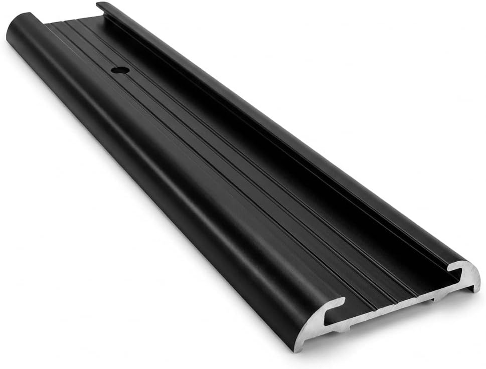 RV Insert Roof Flat Trim | Black| Aluminum | 93" Length | Made in The USA (2 Count)