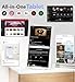 Cozyla Mate Digital Calendar+ 2: 15.6 Inch Wall Touch Screen Chore Chart Customize Dashboard Smart Electronic Calendar for Family Schedules Meal Planner Support App Store with Stand Wall Mount White