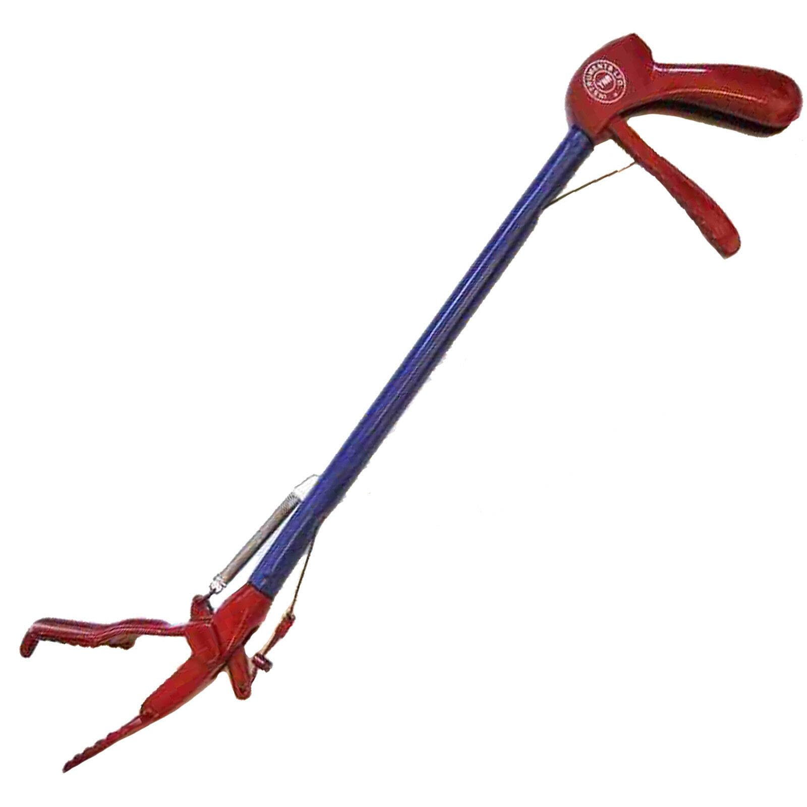 Pince pour serpent outil attrape-reptiles YNR 91,4 cm rouge bleu