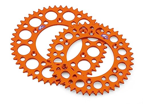 KTM/Renthal Ultralight Rear Sprocket (52T) - Orange - (125cc-500cc) (2003-2024) - 224U-520-52GPOR