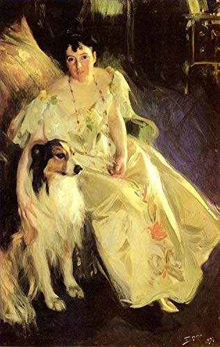 Peinture à l'huile d'académie : Anders Zorn Mme Bacon sur toile faite main