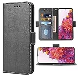 Compatible with Samsung Galaxy S7 Active Wallet Case Wrist Strap Lanyard Leather Flip Cover Card Holder Stand Cell Phone Cases for Glaxay S7Active Gaxaly S 7 7Active 7s Galaxies G891A Black