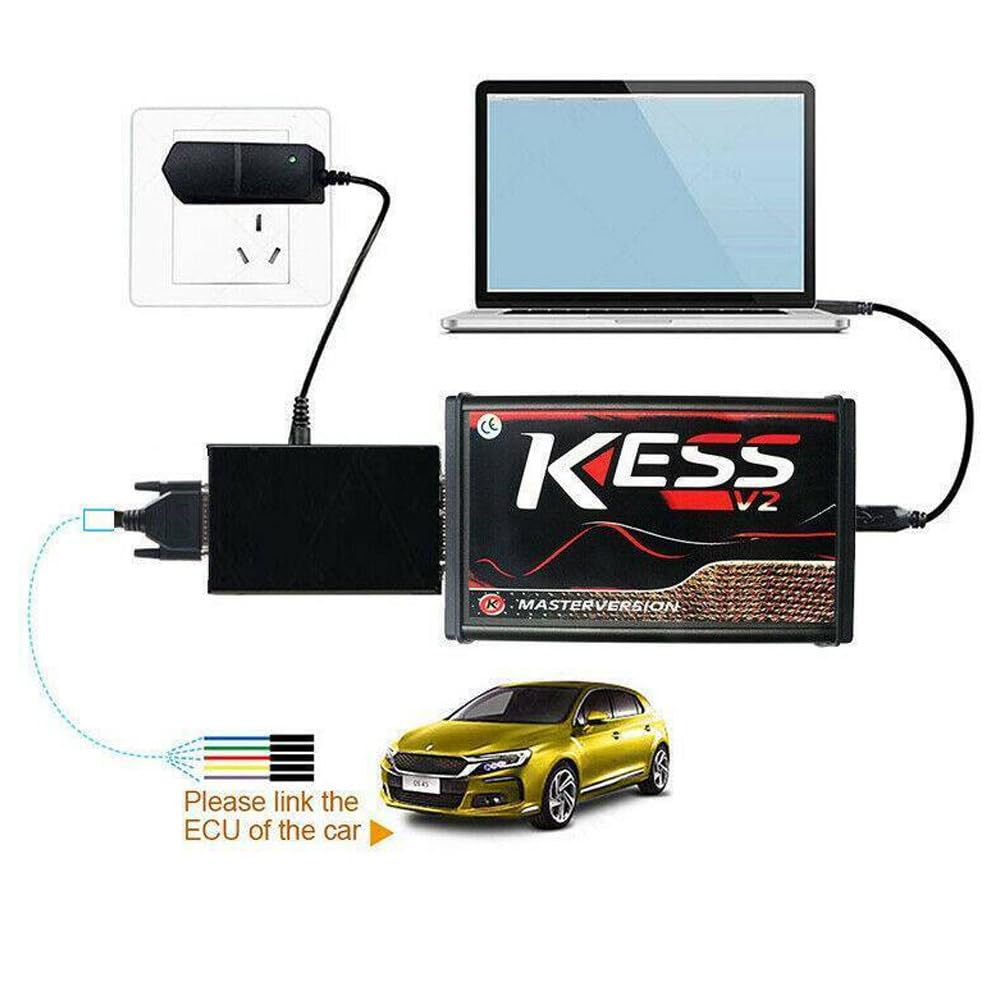 Auto per KESS V2 V5.017 ECU Tuning Kit completo e KTAG V7.020 V2.25 Red PCB European Edition
