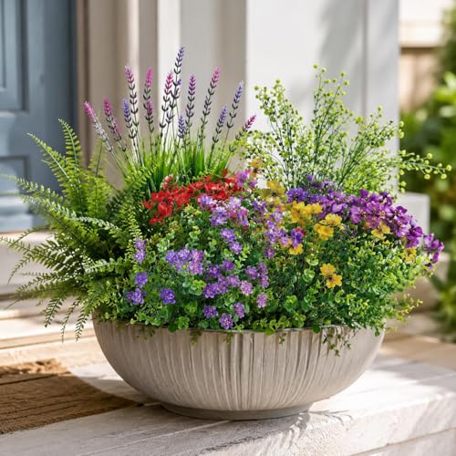 24 Plantas artificiales de exterior resistentes al sol de verano 3