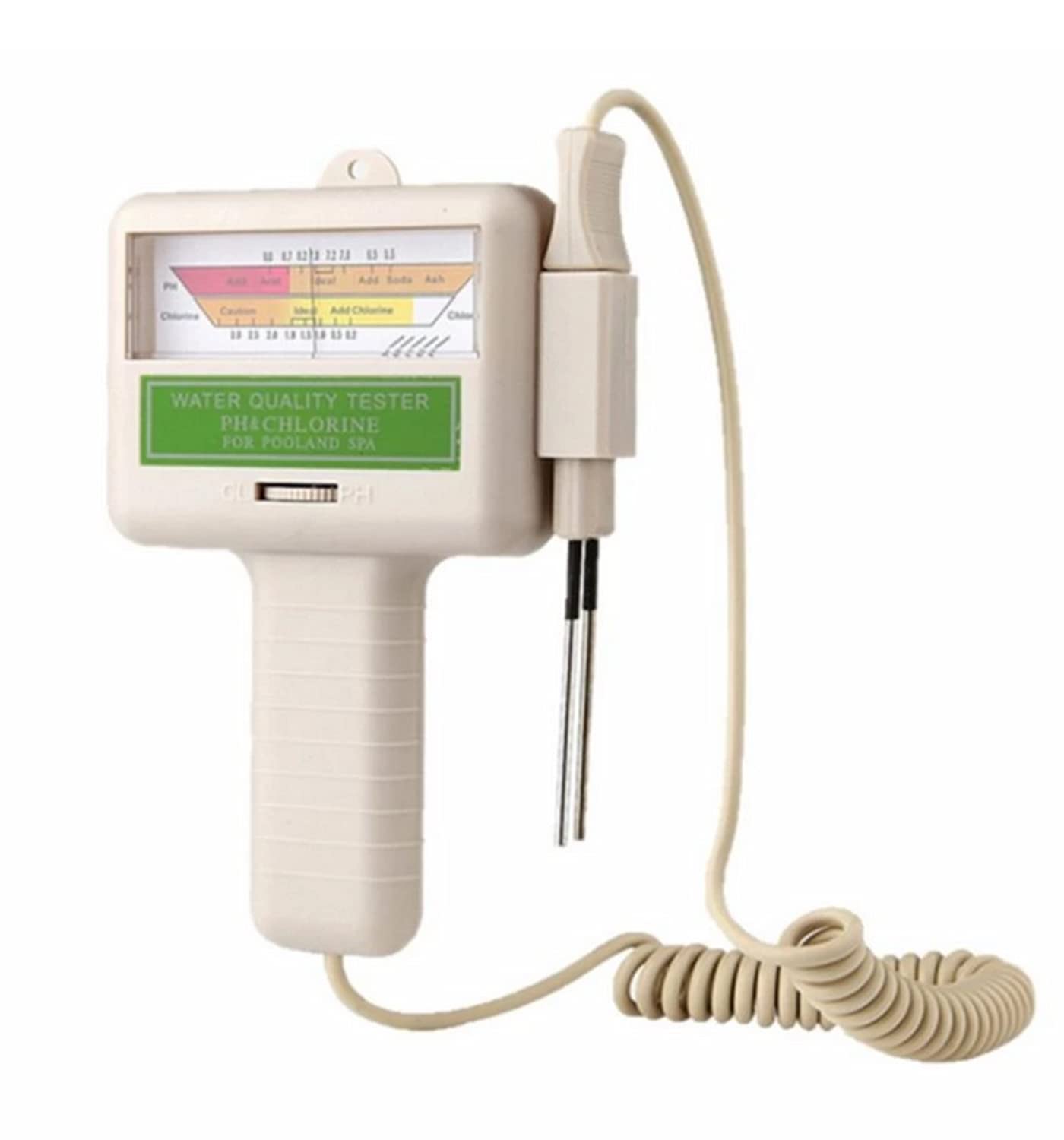 SKEIDO PC101 PH Meter Portable Water Quality Measure PH CL2 Chlorine Level Meter PH Tester for Swimming Pool Spa Aquarium Monitor Tools