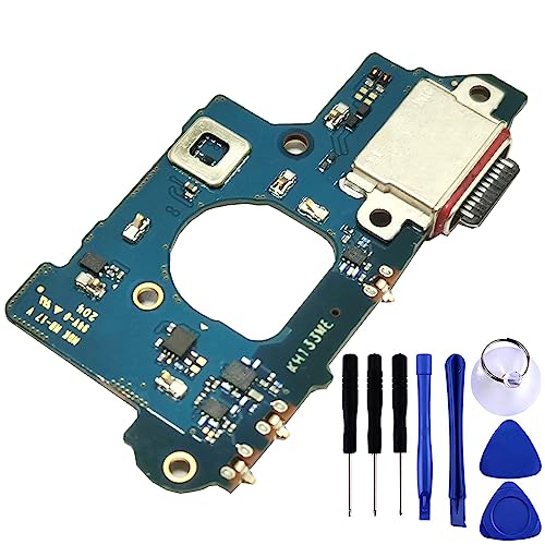 Galaxy S20 FE 5G USB Charging Port Flex Cable Replacement G781U Type C Charger Dock Board Connector for Samsung Galaxy S20 FE SM-G781U G781 Port Repair Part with Tools
