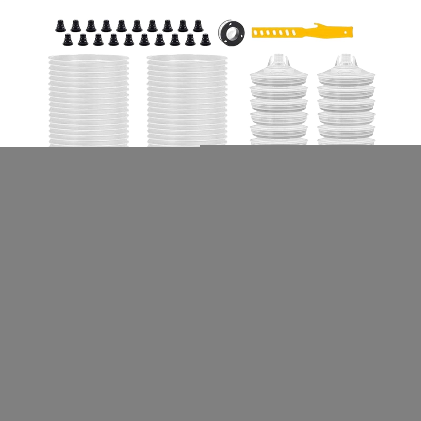 Vasos De Mezcla De Pintura Para Automóviles Vasos De Mezcla De Pintura Con | Contenedor Compacto Multifuncional Transparente Para Renovación De Automóviles, Modelismo Y