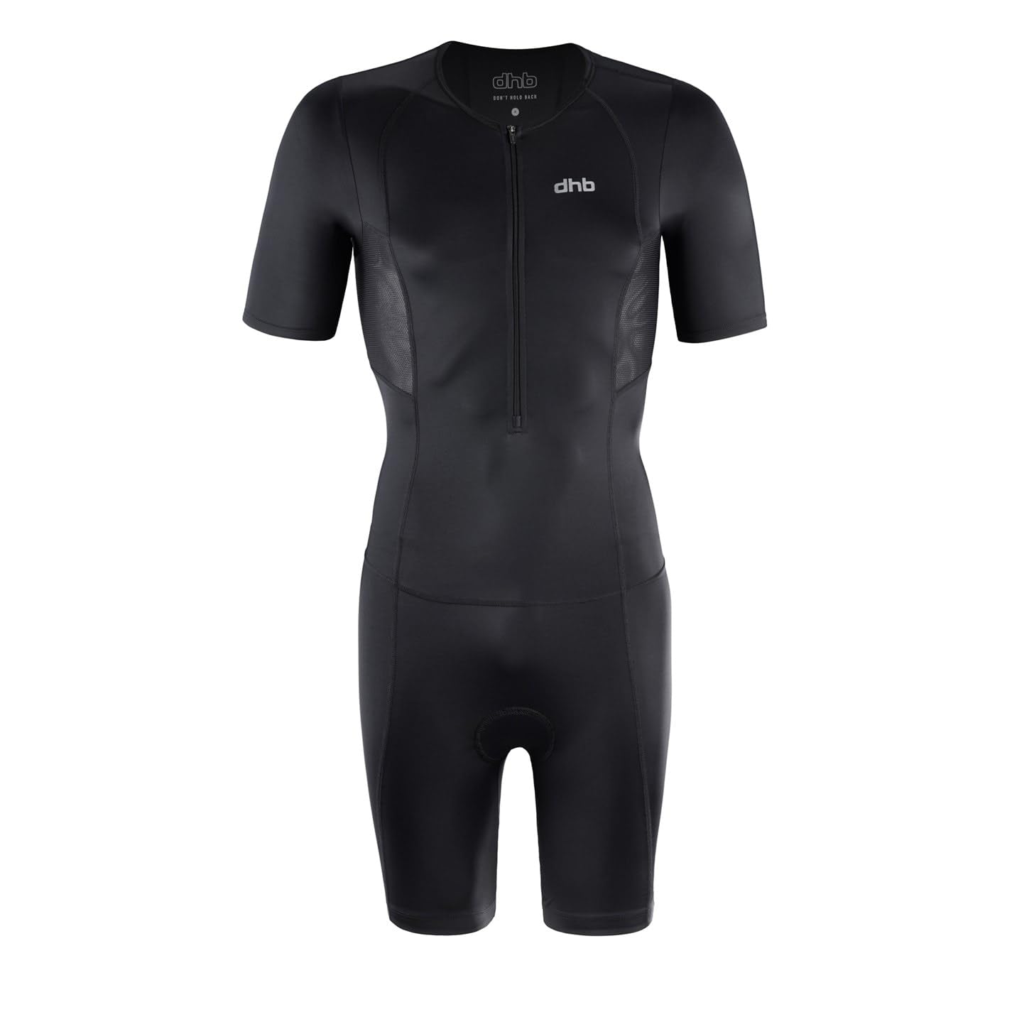 DHB Mens Hydron Short Sleeve Triathlon Suit Black XXL