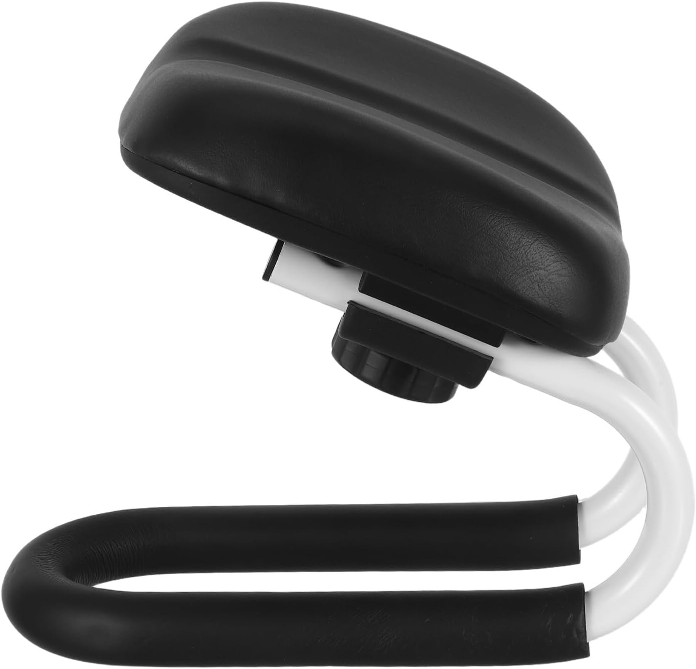 Cabilock Adjustable Bench with Non-Slip Padded Seat, Portable Seiza Floor Stool for Prayer, Black Cushion Bench for Home and Travel