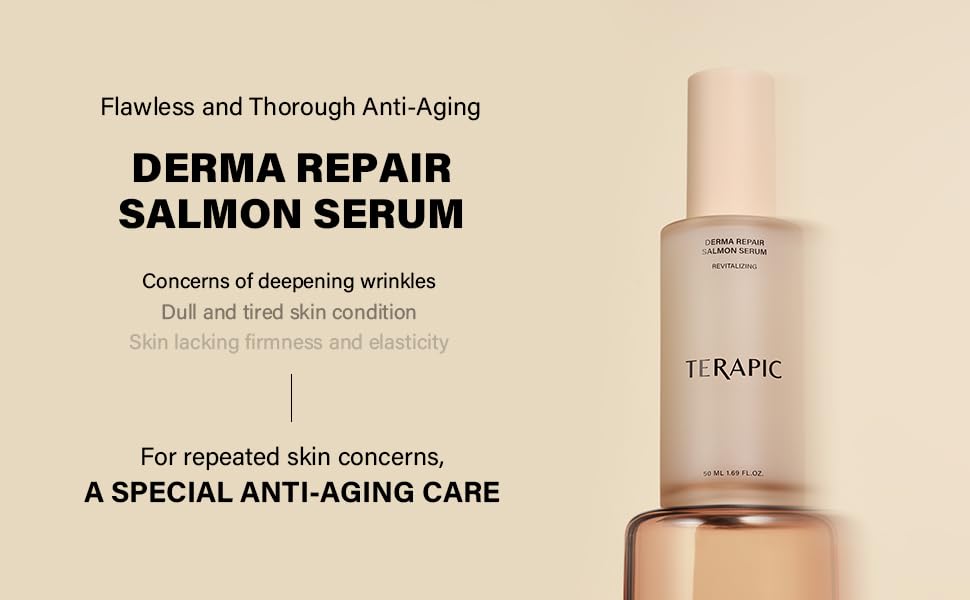 TERAPIC Salmon PDRN Repair Serum 1.69 Fl Oz - Skin Regeneration & Firming - Anti-Aging Concentrated Serum with PDRN, Niacinamide & Peptide - K-Beauty Intensive Care - Image 6