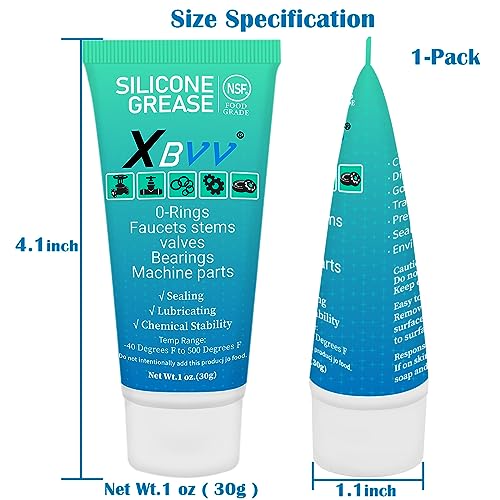 Xbvv 01140 1140 Pcs 21 Size Faucet O-Ring Assortment Kit With Food Grade Silicone Grease Lubricating For Pressure Washer Rubber O Ring Plumbers Seal Repair thumb #2