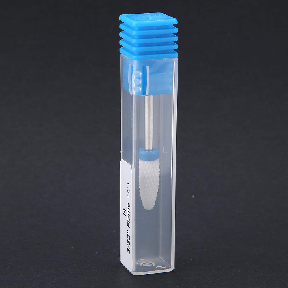 Punte da Trapano per Unghie in Ceramica, Punte da Trapano per Manicure, Pedicure con Sbavature in Ceramica Unghie Spesse, Podologia con Sbavature in Ceramica, Testina Abrasiva per(Testa di mais)