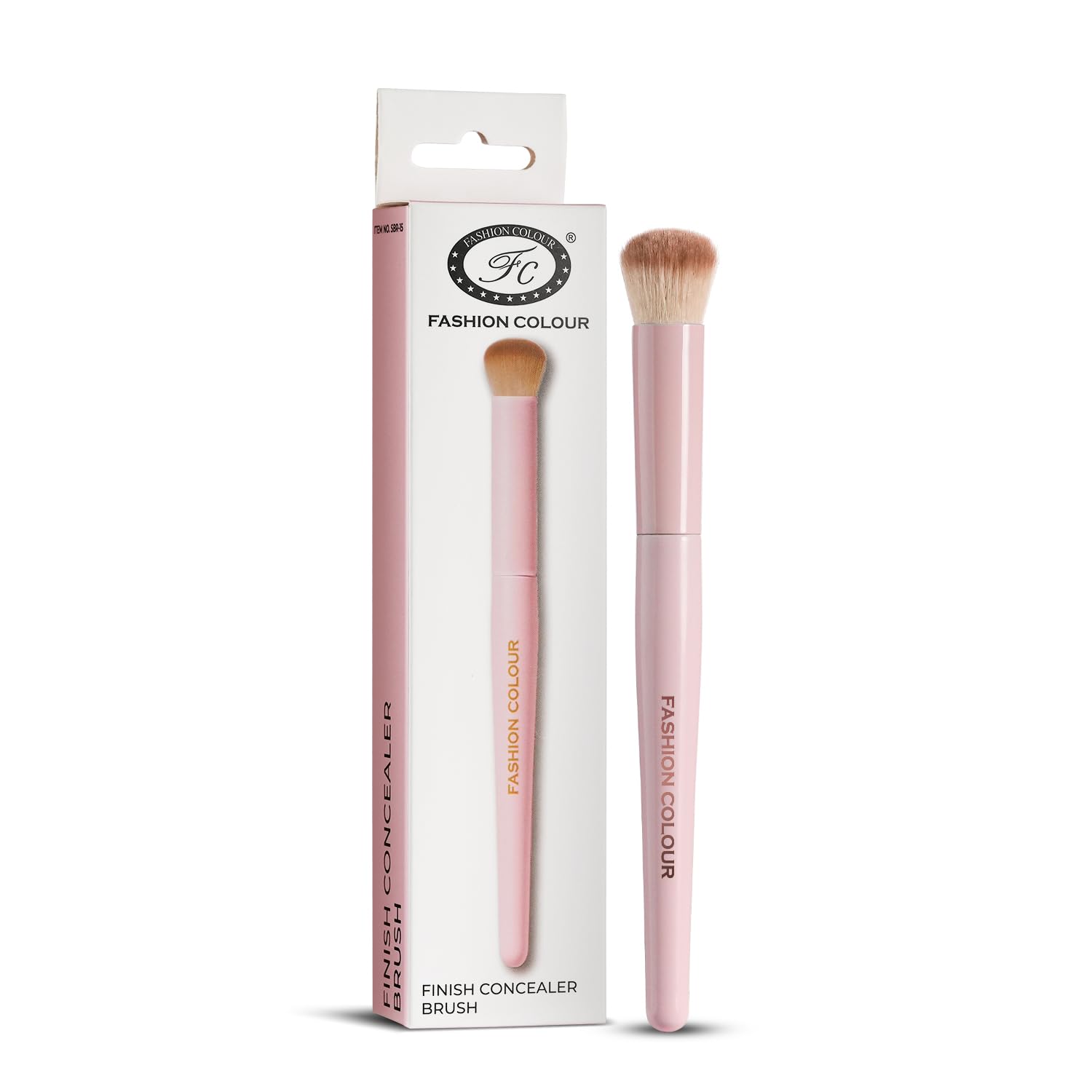 Fashion Colour Finish Concealer Makeup Brush – Professional Concealer Blending Brush for Under Eye Concealer, Spot Coverage & Highlight – Precision Cosmetic Face Brush-image-4