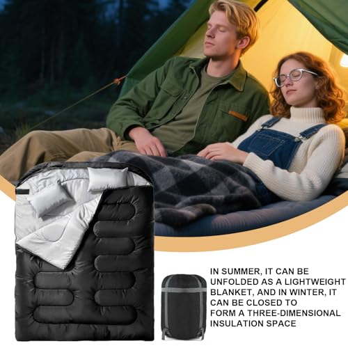 Sac de couchage de camping imperméable et résistant 150x220 - 3