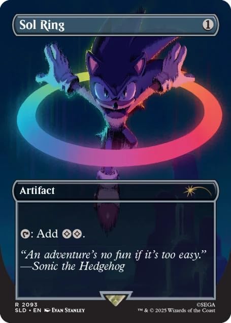 Secret Lair x Sonic the Hedgehog Superdrop: Chasing Adventure (Rainbow Foil)
