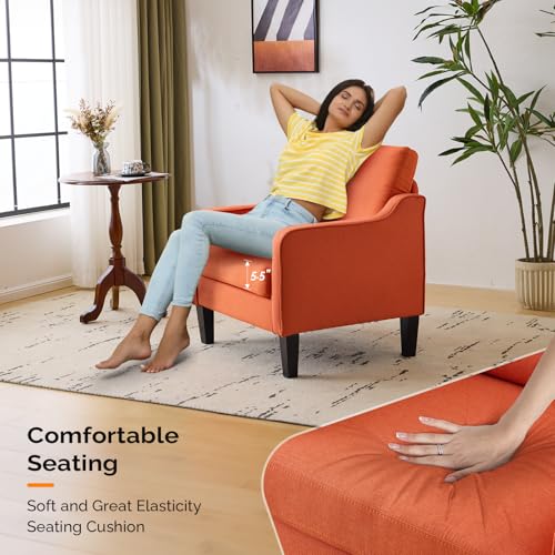 Image of VINGLI Accent Chairs Set of 2, Modern Traditional Armchair for Living Room