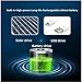 Jeeeun Wide Brim Solar Fan Outdoor Fishing Hat-Solar & USB Charging, UPF 50+ Sun Hat UV Protection Hat, Hat with Fan Built in Solar (C,One Size)