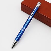 Vista 3 de Cabilock Bolígrafos de metal, 5 bolígrafos retráctiles, tipo prensa, bolígrafo de tinta negra, bolígrafo de rodillo, bolígrafo de diario, papelería