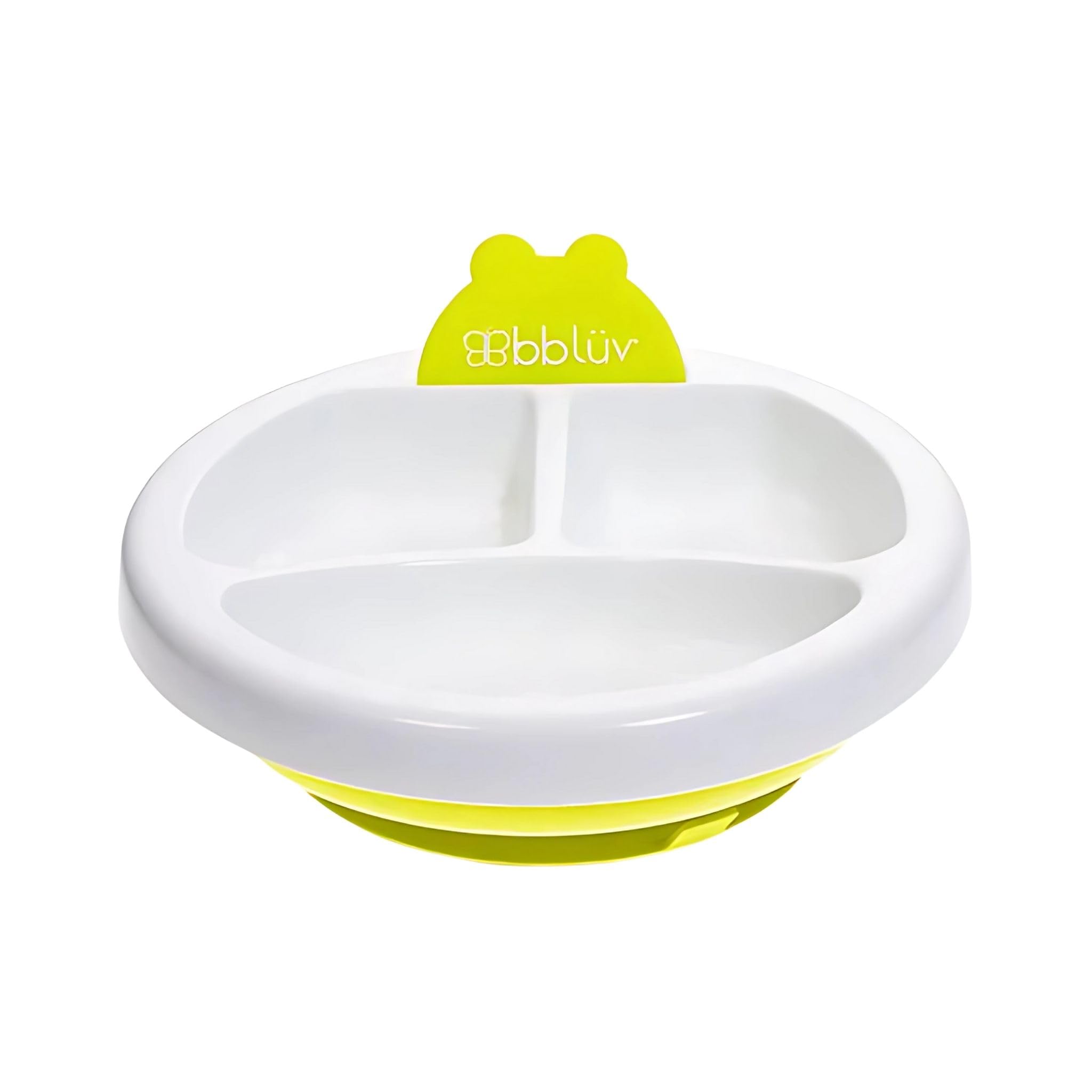 Piatto Scalda Vivande Per Bambini Con 3 Scomparti E Ventosa Antiscivolo, In Plastica E Silicone Alimentare, Privo Di BPA