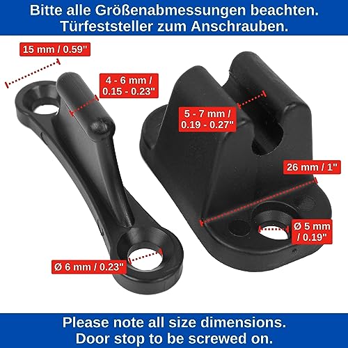 Fermo per Porta Roulotte e Camper, 2 pacchi