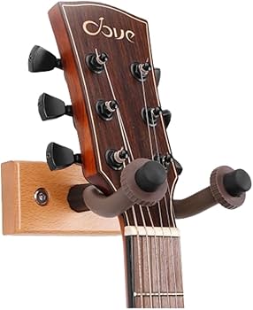 Amazon.co.jp: 【ギターハンガー 欅×1個】壁掛け 壁 傷つけない