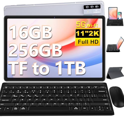 Oangcc 2025 Tablet 11 Pulgadas,16GB RAM+256GB ROM(TF 1TB) Android 13 Tablet PC con Octa-Core 2.0GHz,...