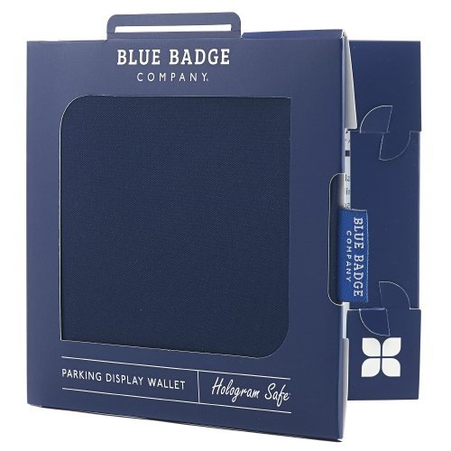 Navy Drill 100% Cotton Blue Badge Holder Clarke & Clarke Design by Blue Badge Company