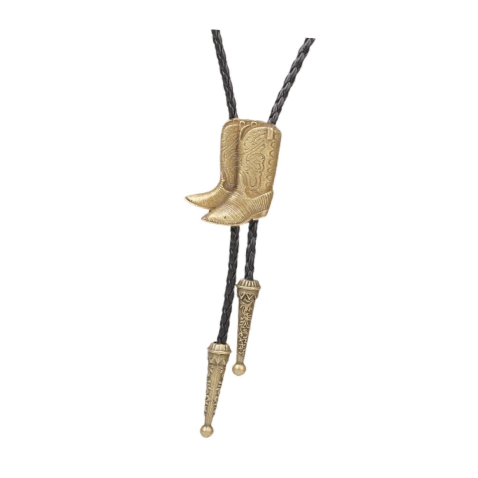 Colcolo Bolo Tie Cowboy Krawatte für Karneval Feiertage Kostüm Hochzeit, Bronze