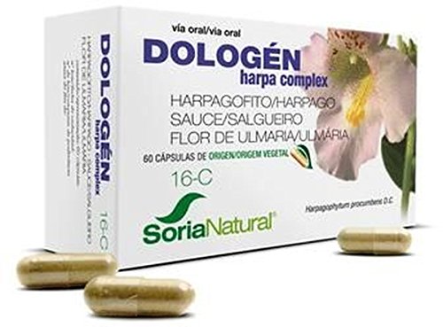 Cap.c-16 Dologen Xxi Harpago+Sauce+Ulmaria 60 Comprimidos De Soria Natural
