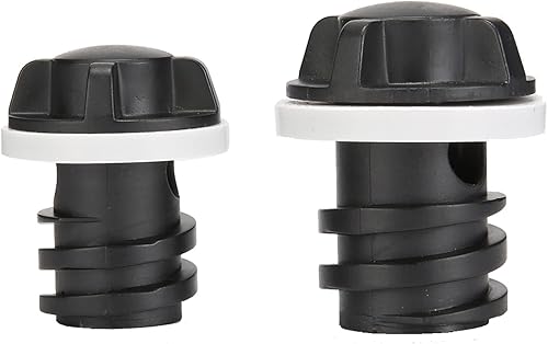 Paquete de 2 tapones de drenaje para enfriadores RTIC, tapones de drenaje grandes y pequeños compatibles con refrigeradores RTIC de 20 cuartos de