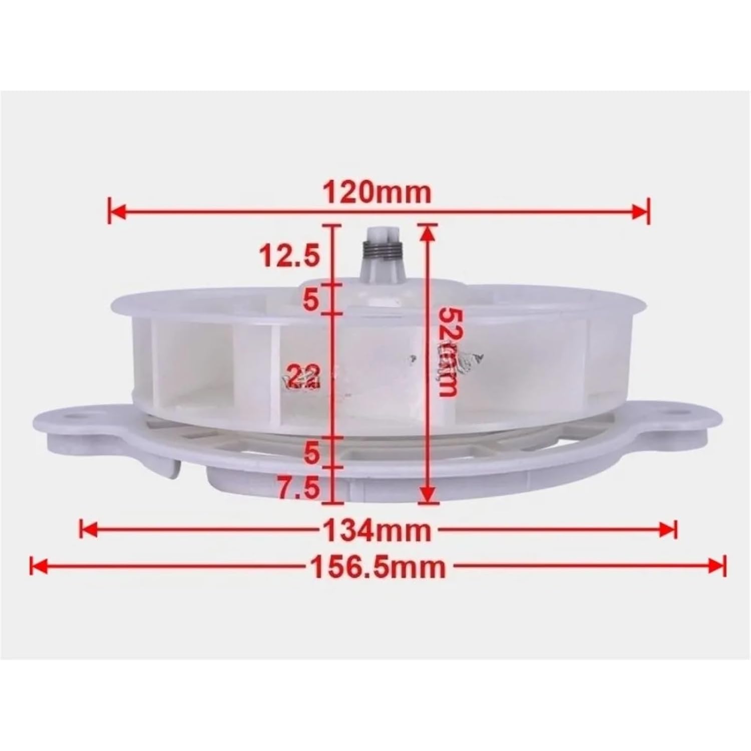 ARES2120RA/A DA31-00287B Cooling Fan Refrigerator Fridge Radiator Freezer Parts