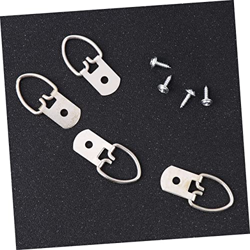 Image of ARTIBETTER Picture Hangers Hooks Set 200pcs Photo Frame Hanging Hardware D-Ring Wall Hooks Screws for Painting Art Digital Painting